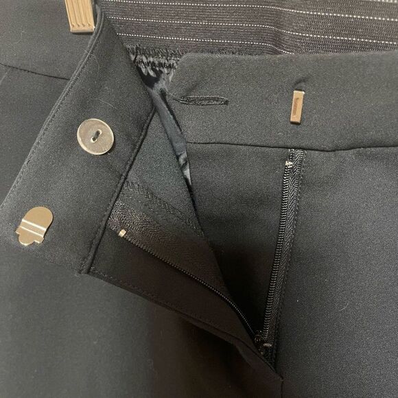 Amanda +Chelsea Woman’s Black Cotton Pants Sz 10 - Picture 2 of 8